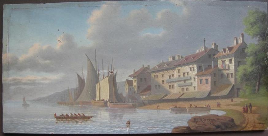 View of a harbor