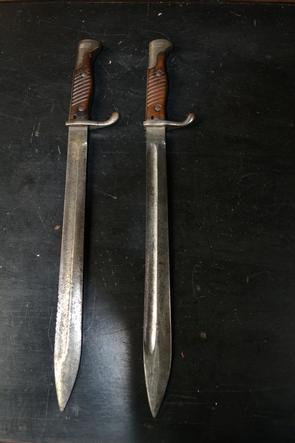 two german bayonets Mauser S98 WW I