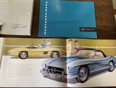 A lot of antique mercedes benz catalogues  in paper, belgium - germany 1950's - 1980's