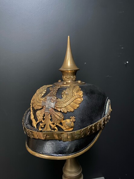 german reservist officer's helmet