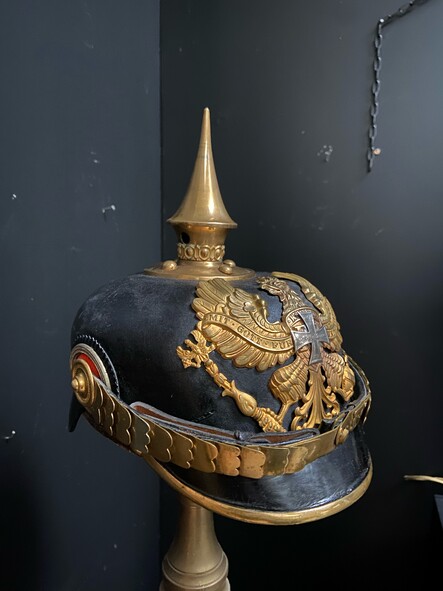 german reservist officer's helmet