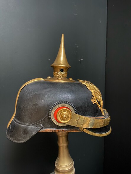 german reservist officer's helmet