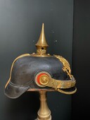 German reservist officer's helmet, prussia - germany begin 20th C