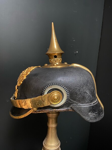 german reservist officer's helmet