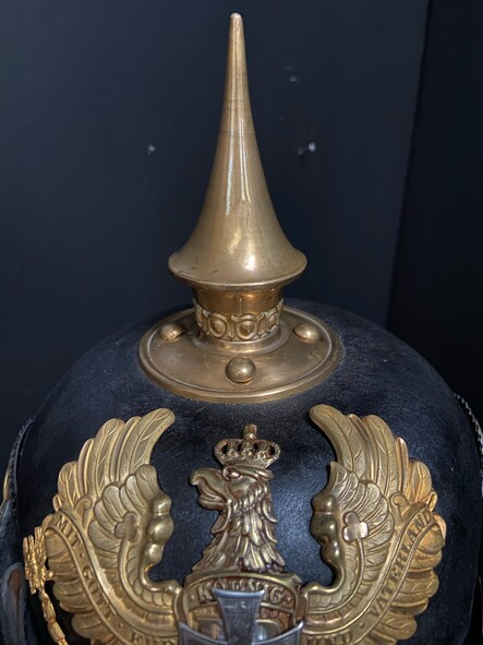 german reservist officer's helmet