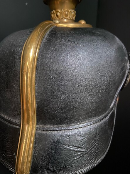 german reservist officer's helmet