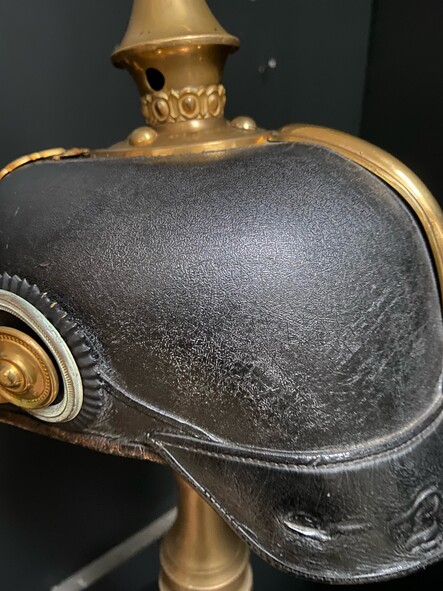 german reservist officer's helmet