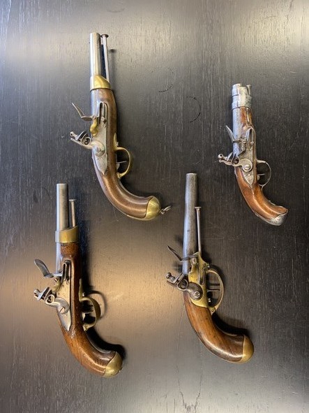 lot of french pistols