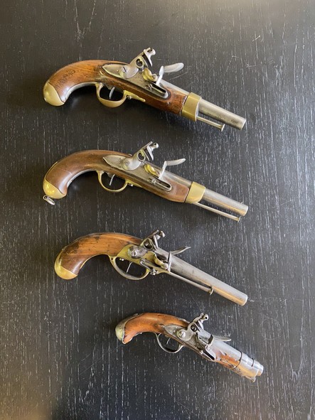 lot of french pistols