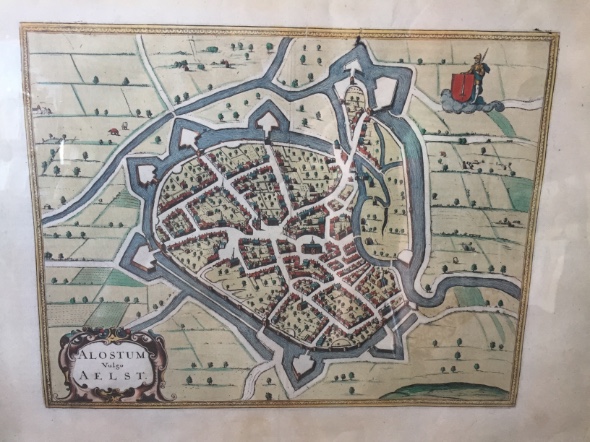map of the city of Aalst
