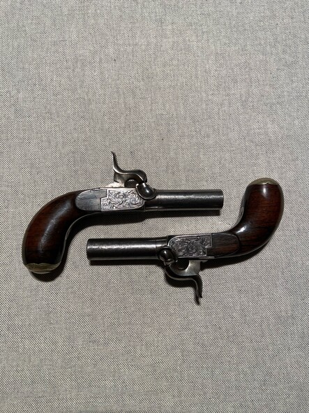 pair of percussion pocket pistols