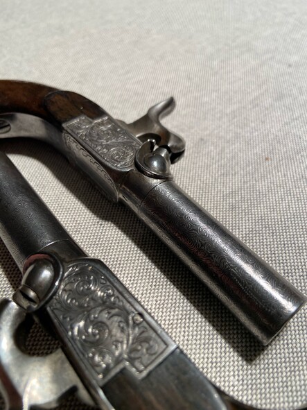 pair of percussion pocket pistols