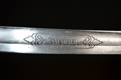 Sword of light cavalry model 1822 in iron, french XIXth